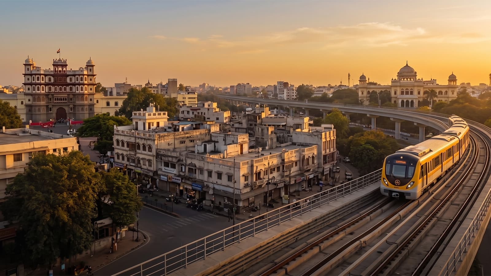 Indore Metro Yellow Line train